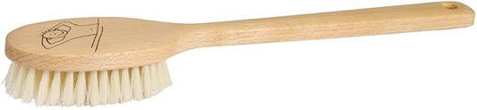 Redecker Natural Pig Bristle Children's Bath Brush with Waxed Beechwood Handle, 100% Made in Germany, 11-3/8-Inches