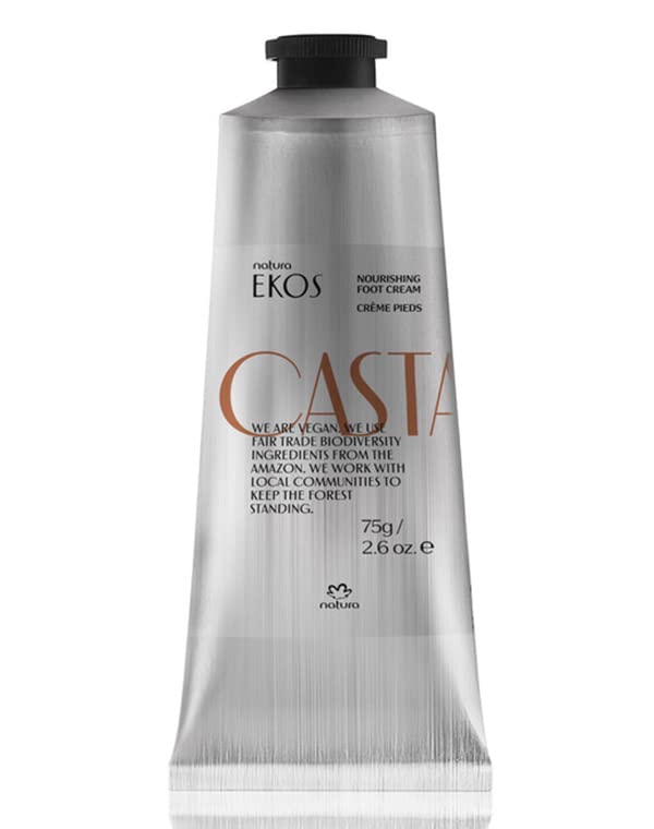 Natura – Castanha Hand & Foot Cream Bundle Duo – Nourishing Set with Brazil Nut Oil – Deep Hydration for Dry Skin, Soothes & Softens, Vegan & Cruelty-Free Skincare – 2 x 2.6 oz (75g)