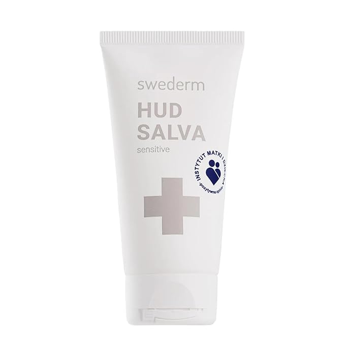 swederm Hudsalva Sensitive 1,69 Oz - Foot and Hand Eczema Cream - Healing Ointment with Glycerine - Full Body Moisturizer for Dry Skin and Callus - Quickly Absorbing - Made in Sweden