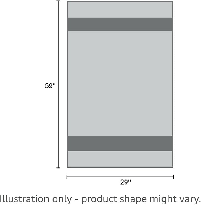 Linen Waffle Towels for Bathroom - 4-Piece 100% Linen Towel Set - 2 Bath and 2 Hand Towels - Black-Natural Thin Pre-Washed Lightweight Quick-Dry Absorbent - Made from European Natural Pure Flax