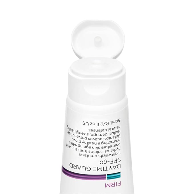 Christina Line Repair Firm Daytime Guard SPF 50 - Lightweight Emulsion Facial Sunscreen with Botanical Actives - Face Sunscreen with UV Sun Filters, Hyaluronic & Resveratrol