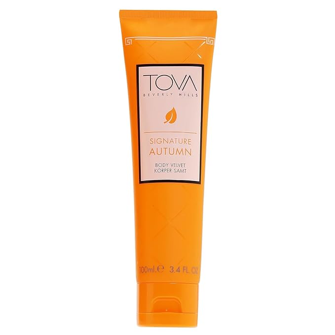 Tova Signature Autumn Body Velvet Lotion – Nourishing Botanical Body Cream for Women – Floral Amber Scent – USA-Made & Cruelty-Free – 3.4 fl oz