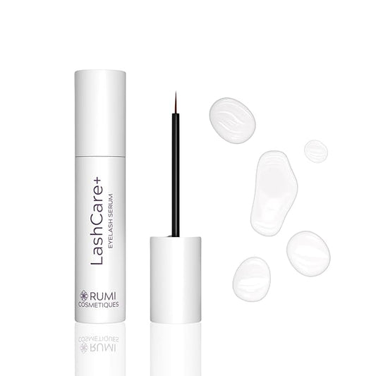 LashCare+ Eyelash Enhancing Serum For Mature Women - Longer, Thicker Lashes in 12 Weeks - For Sensitive Eyes, Natural Growth - Enhancement, Conditioner for Longer-Looking Lashes - 1 Month Supply