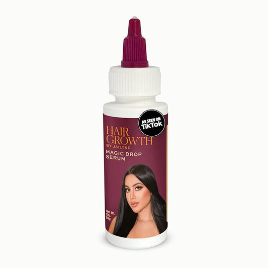 Hair Growth Magic Drop Serum by Jailyne Ojeda – Fast-Absorbing, Scalp Revitalizing Formula – Promotes Thicker, Healthier Hair with Botanical Extracts & Keratin – Made in USA