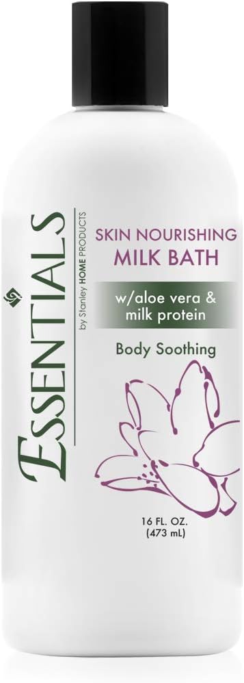 Stanley Home Products A6808 Essentials Nourishing Milk Bath for Spa & Home - Skin Moisturizer & Softener - Light, Fresh Fragrance - 16 Fl. Oz (Pack of 1)