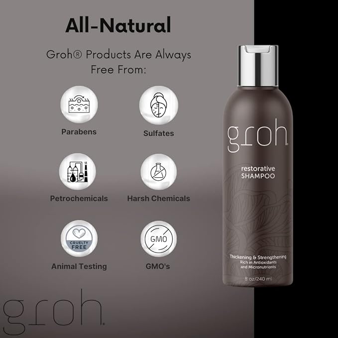Groh Restorative Shampoo, 8oz.
