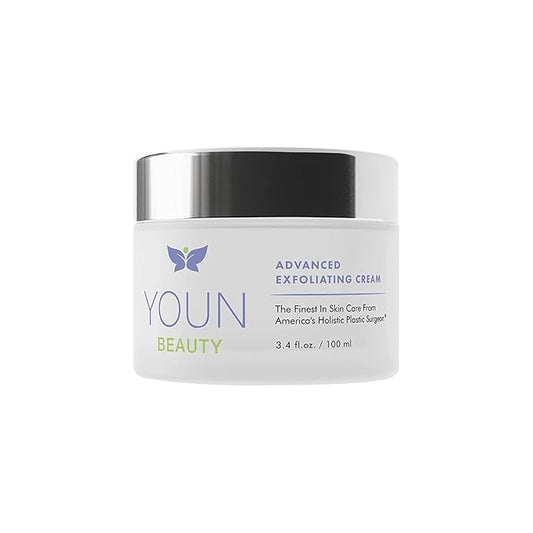 YOUN Beauty Wash-Off Exfoliating Face Wash by Dr. Anthony Youn – Paraben-Free, Gentle Face Exfoliator with Shea Butter, Vitamin E, Jojoba Oil, and Grapeseed Oil (100 ml)
