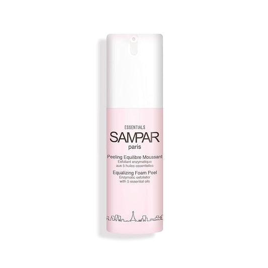 SAMPAR - Equalizing Foam Peel - Exfoliating Gel with Essential Oils for All Skin Types - Gentle Peel for Uneven Skin Tone & Blemishes - Made in Paris (1 oz)