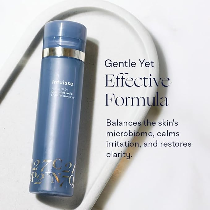 Active NAD+ Prebiotic Toner - Micellar Water & Makeup Remover– 5% Pharma-Grade NAD+ Cleanser with Centella Asiatica & A-Glucan Oligosaccharide – Swiss Liposomal Technology – 100ml