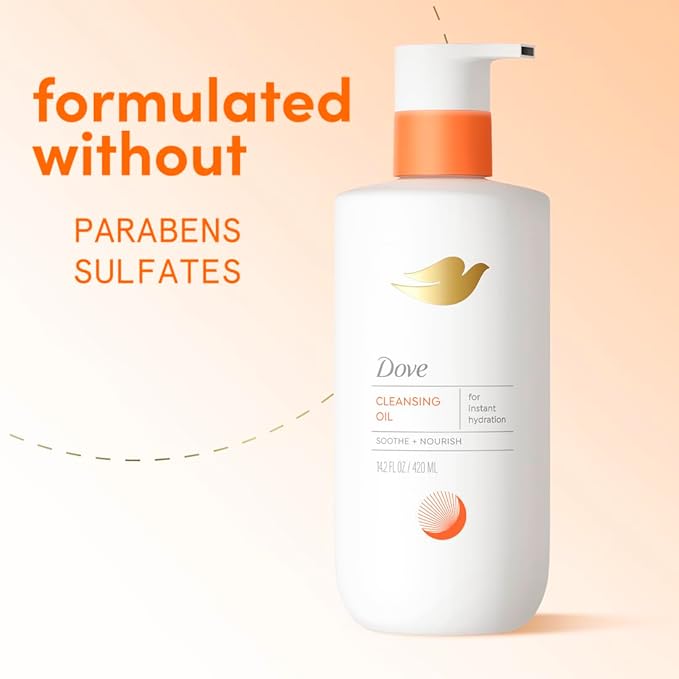 Dove Shower Body Oil Wash for Women - Ultra‑Moisturizing Feminine Wash For Dry & Itchy Skin, 14.2 oz