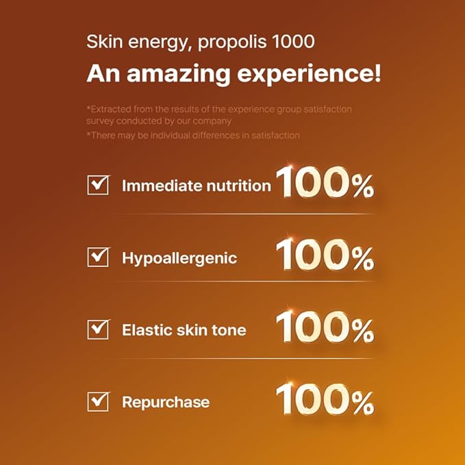 WELLDERMA Propolis 1000 Energy Boosting Sheet Mask – 5 Sheets | Korean Face Mask for Hydration, Vitality & Radiant Care | Infused with Propolis Extract 1,000ppm & Honey