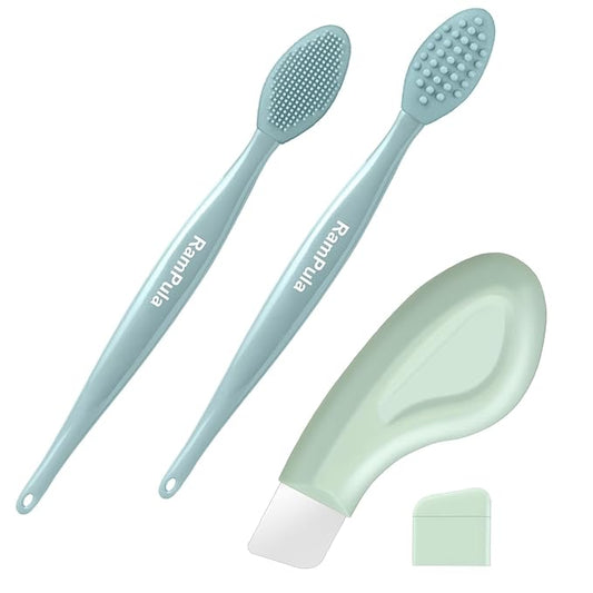 Blackhead Remover Tool, Skin Scrubber Face Spatula & Silicone Face Scrubber, Blackhead Scraper For Pimple And Sebum, Pore Cleaning For Exfoliating, Massaging, Remove Blackheads, Acne