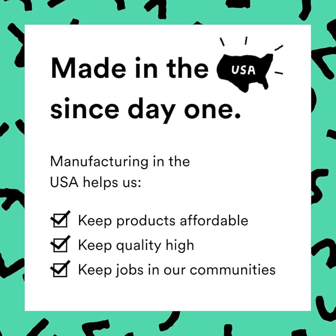 Boie USA Body Scrubber with Handle - Hygienic, Exfoliating Loofah Alternative - Feels Like Silicone Scrubber Gentle on Sensitive Skin, Hypoallergenic, BPA & Latex-Free, Made in The USA (Mint)