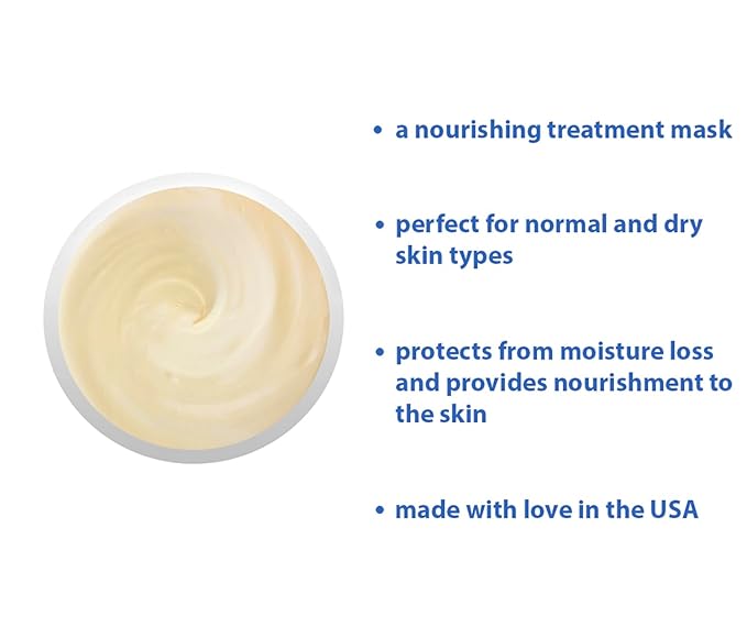 Raya Natural Lecithin Masque (601) | Nourishing Facial Treatment Mask for Dry and Combination Skin | Calms Inflammation and Minimizes Pores