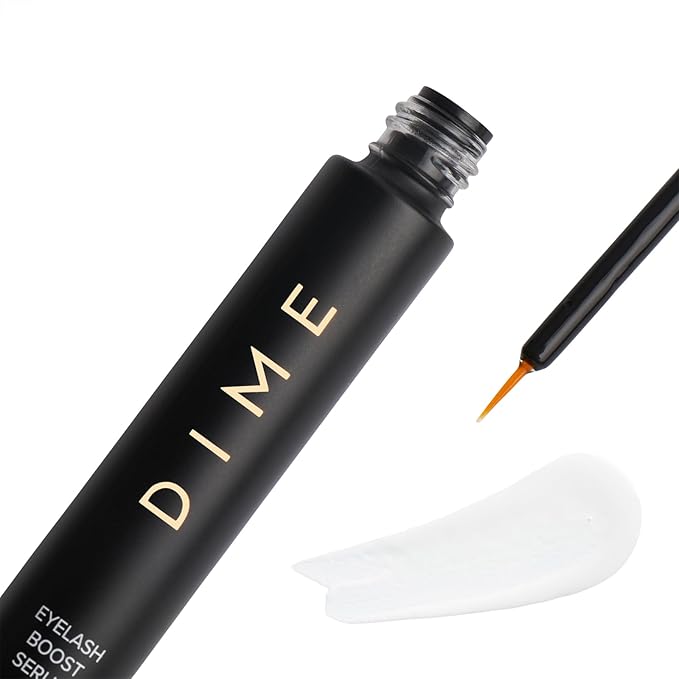 DIME Beauty Eyelash Boost Serum, Eyelash Growth Serum for Healthier, Longer, Thicker Eyelashes, 0.20 oz / 6 ml