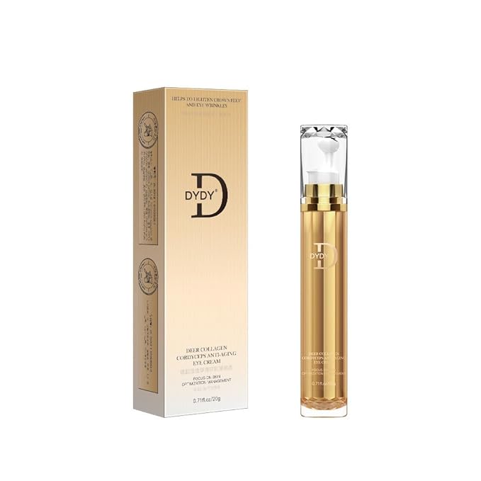 Rapid Reduction Eye Serum- Deer Collagen Cordyceps Anti-Wrinkle Eye Cream Improve Skin Elasticity, Reduce Fine Lines & Dark Circles Anti Aging Wrinkle Remover for Face- 0.71 fl. oz/20g