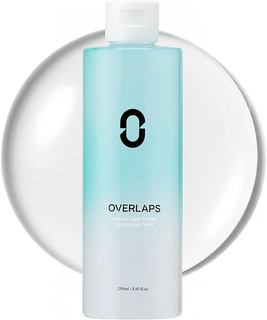 Overlaps Natrun Oasis Ectoin Submarine Toner | Long-Lasting Hydration & Moisture Barrier with Ectoin, Panthenol, Betaine, Alcohol-Free Korean Facial Toner, 8.45 fl oz