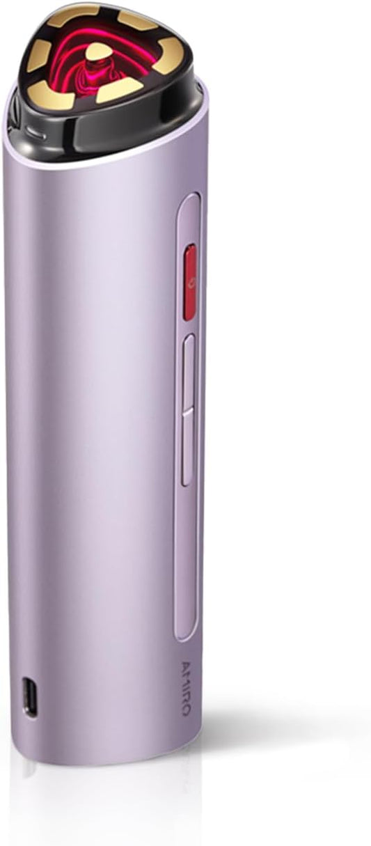 AMIRO R3 Turbo Facial Beauty Tool – Full-Face & Eye Area Skincare Enhancer for a Lifted-Looking, Smoother Appearance – Purple