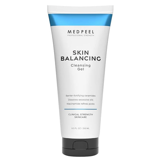 Medpeel Skin Balancing Cleansing Gel, Everyday Face Wash for Oily Skin; Refines Pores for a Smooth Complexion, 8.5 fl oz