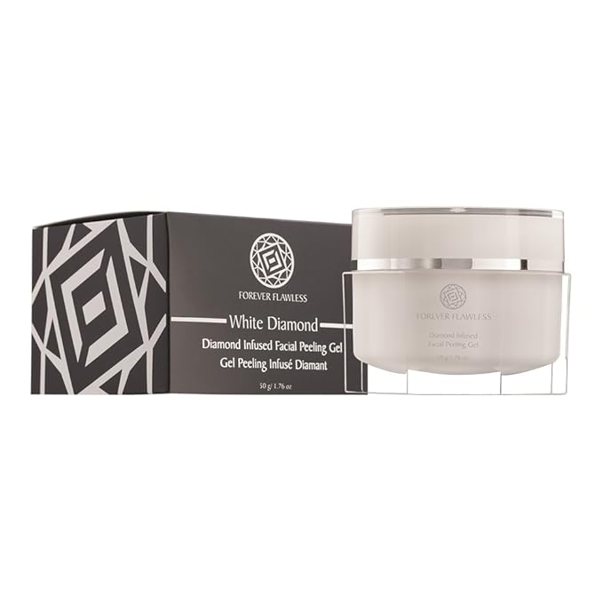 Forever Flawless Diamond Infused Facial Peeling Gel. New & Improved Formula for Best Exfoliation, Microdermabrasion, Purification & Detox for a Flawless, Glowing Skin.