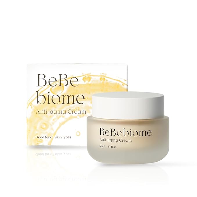 BeBebiome Revitalizing Cream (50ml / 1.7 Fl oz) Rich Texture, Skin Firning, Smoothing Fine Lines, Deep Moisturizer, Soothing, Postbiotics Skincare, NDP