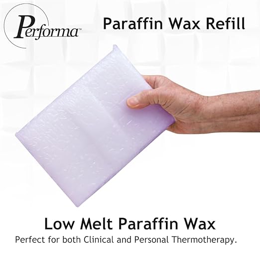 Performa Paraffin Wax Refill, 1 Pound Lavender Scented Blocks, Case of 36, Paraffin Bath Wax, Medical Grade Parraffin Wax for Paraffin Bath, Wax Refill for Wax Bath, Good for Hands & Feet