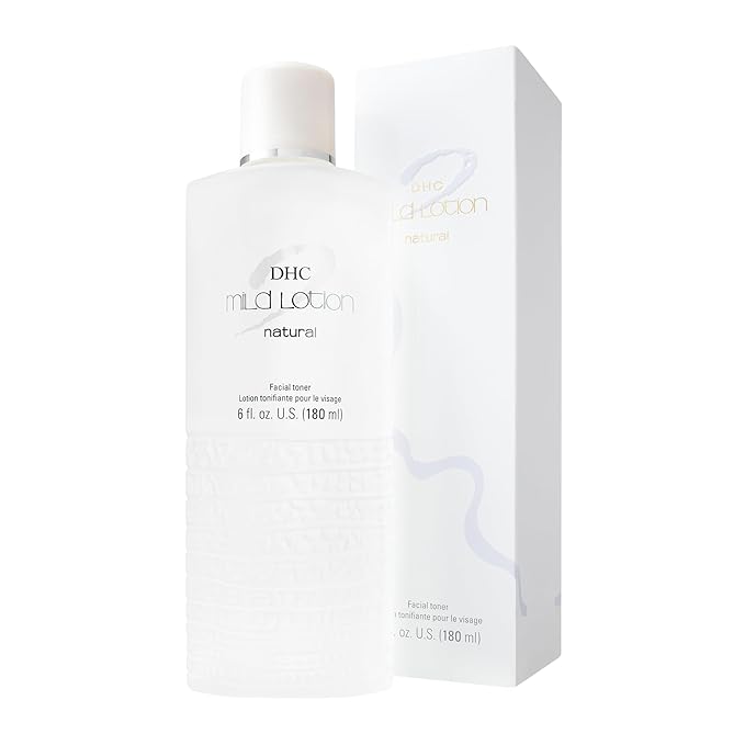 DHC Mild Lotion, Hydrating Liquid Lotion, Moisturizing, Calm and Soothe Sensitive Skin, Alcohol-Free, Frangrance and Colorant Free, Ideal for Sensitive Skin, 6 fl. oz.