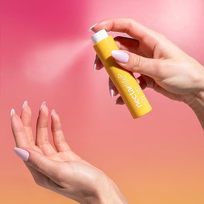 Nectar Life Hydrating Hand Spray Lotion, Vanilla Musk Scent, 10ml Travel Size – Lightweight, Non-Greasy, TSA-Friendly Moisturizing Mist