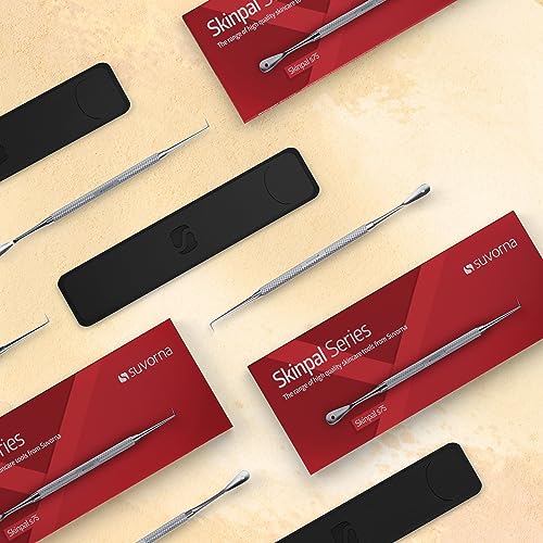 Suvorna Skinpal Milia Remover, Milia Extractor, Acne Needle, Cyst Removal, Blackhead and Whitehead Removal, Pimple Popper Tool, Pimple Extractor, Blemish Remover Tool and Comedone Extractor.