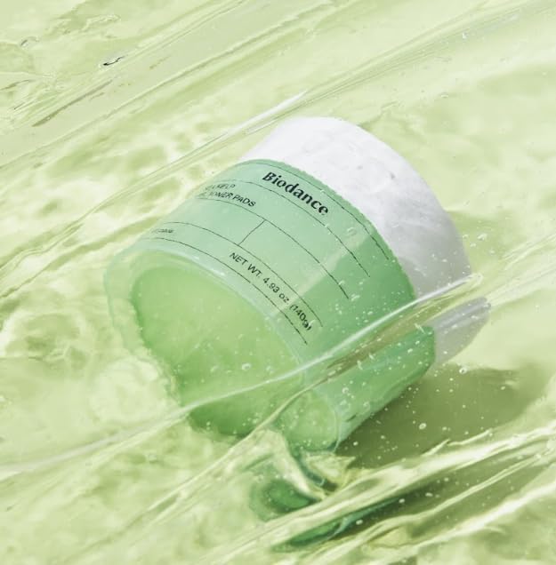 Biodance Sea Kelp Gel Toner Pads, Calming & Balancing Toner Pads for Sensitive Skin, Oil & Sebum Control, Refreshing Blemish Care, Korean Skincare, Stocking Stuffersㅣ4.93 fl.oz.(140g)*60Pads