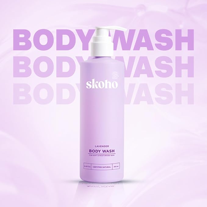 98.046% Natural Refreshing Bodywash | Gentle Cleansing & Moisturizing | COSMOS Certified with Aloe Vera & Super Berries | Paraben & Sulphate Free| 250 ml (Pack of 1)