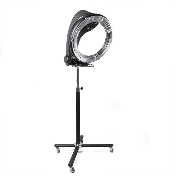 3 in 1 Hair Dryer, Orbiting Infrared Hair Dryer, Halo Roller Ball Hair Color Processor, 850w, For Home and Salon, Black