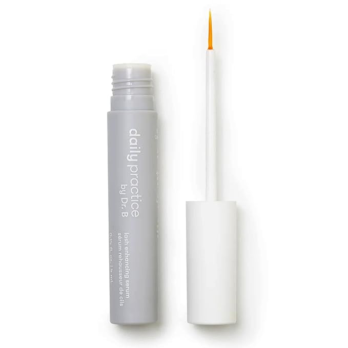 Daily Practice by Dr. B Lash Serum - Eyelash Growth Serum with Peptides, Biotin, Niacinamide & Hyaluronic Acid - Paraben-Free, Phthalate-Free, Hydrating Formula - 4ml