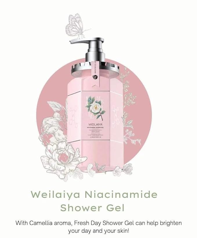 Weilaiya NIACINAMIDE SHOWER GEL (camellia's collection)