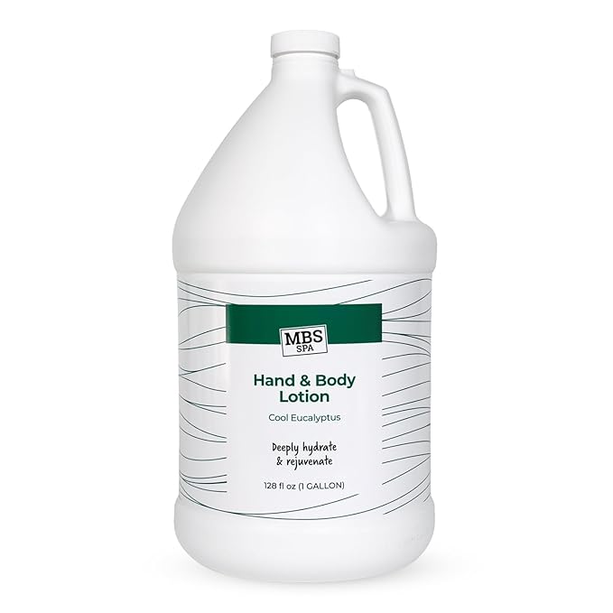 Hand & Body Lotion Gallon – Deep Moisturising, Fast-Absorbing, Plant-Based Formula – With Almond Oil, Collagen & Botanical Extracts – Lightweight & Nourishing