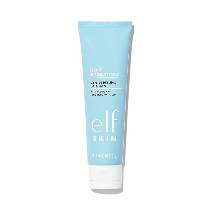 e.l.f. SKIN Gentle Peeling Exfoliant, Cleanser, Effective, Easy to Apply, Peels Away Dead Skin, Removes Dirt, Ideal for All Skin Types