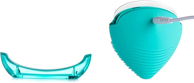 Pop Sonic Strawberry 3 in 1 Skin Exfoliating Cleanser Clean Massage Exfoliate - Turquoise