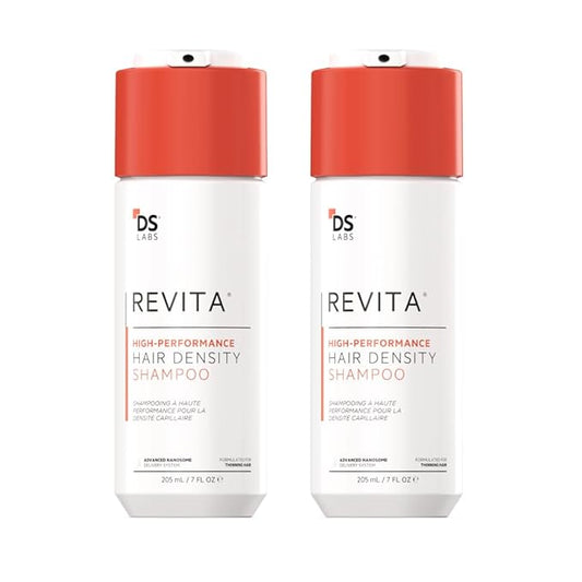 DS Labs Revita Shampoo, 205 mL – Scalp Refreshing Cleanse for Fuller Looking, Volumizing, Lightweight Hydration, Sulfate & Silicone Free, Color Safe, For Men & Women, 2 Pack