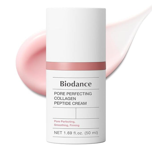 BIODANCE Pore Perfecting Collagen Peptide Cream, Hydrating, Plumping, Pore Care, Firming Facial Moisturizer, Korean Skincare, Stocking stuffers for teen girls | 1.69 fl.oz, 50ml