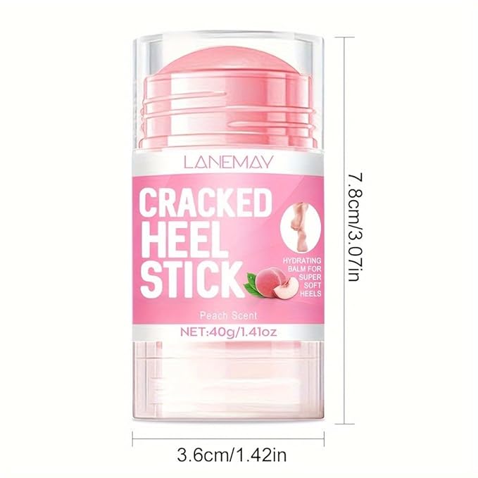 Hand and Foot Repair Cream, Peach Scented Cracked Heel Stick Balm + Urea Cream Stick, Hand and Foot Cream For Calluses and Dry Feet, Dry Hands & Rough Knees for Women & Men