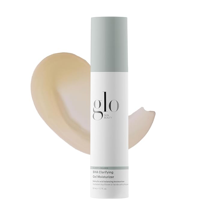 Glo Skin Beauty BHA Clarifying Gel Moisturizer – Oil Free Face Moisturizer for Acne-Prone & Oily Skin, With Salicylic Acid to Refine & Balance, Reducing the Appearance of Pores