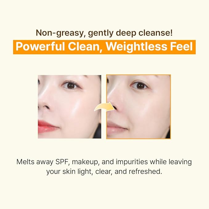 Hanskin Pore Cleansing Oil, Oil Cleanser for Face, Makeup Blackhead Remover, Korean Cleanser for Sensitive Skin (6.76 oz (Pack of 1))