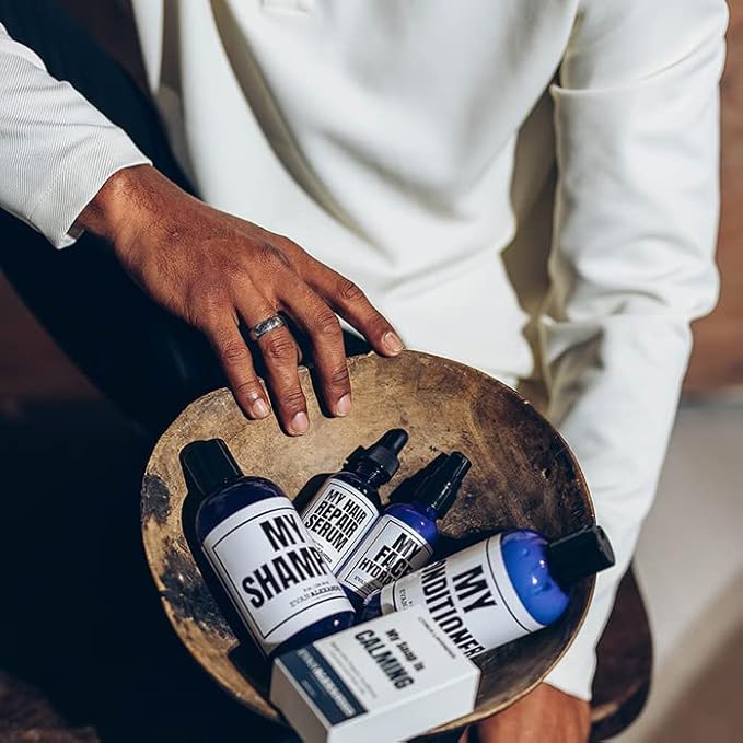 Evan Alexander Grooming MY Conditioner - Supports Hair Growth and Nourishes the Scalp with Peppermint Oil, Tea Tree Oil, Organic Aloe Vera - Vegan - 8 oz - Great Scent