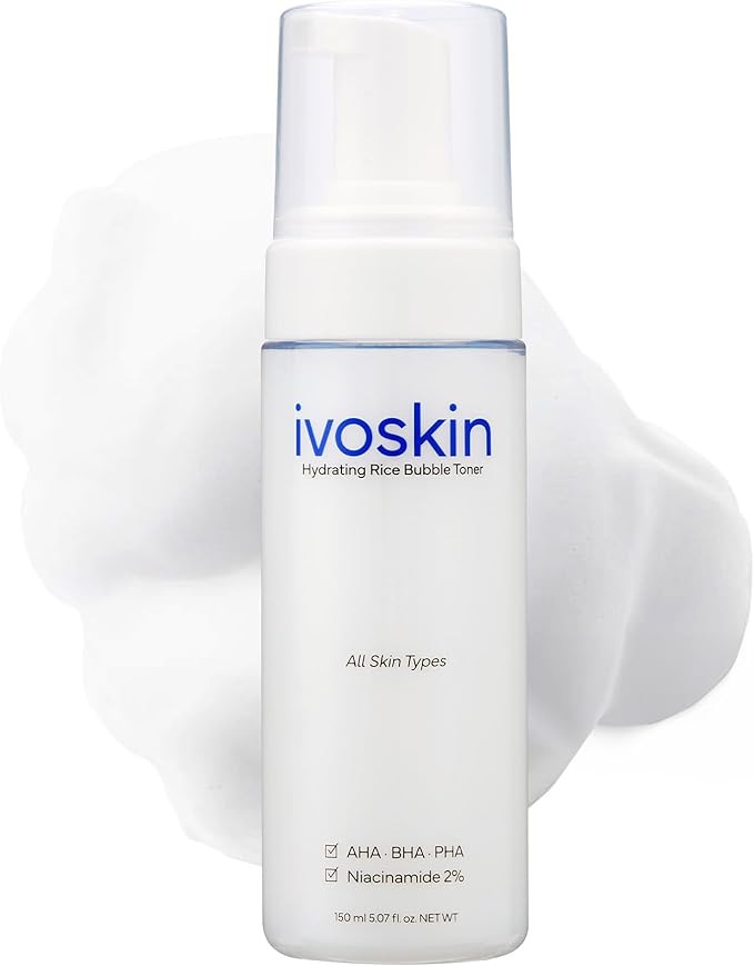Rice Milky Bubble Toner | Soothing & Barrier Support, Replenishing Care for Sensitive & Blemish-Prone Skin | with Niacinamide & Rice Extract, 5.07 fl oz (150 ml)