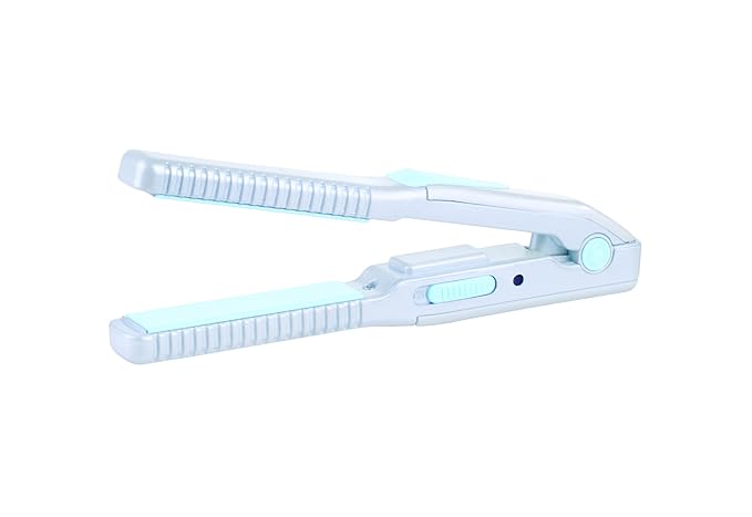 Cricket Friction Free Mini Professional Styling Flat Iron Hair Straightener - Ceramic Tourmaline Technology, Quick Heat Up to 392°F, Frizz-Reducing, Travel-Size w/Comb-Guide, Compact Design