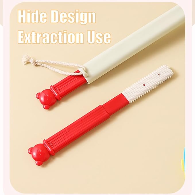 Long Handle Double Sided Shower Body Brush,Back Scrubber Bath Mesh Sponge with Curved Long Handle for Skin Exfoliating Bath,with Shower Foot Scrubber Brush,1 Piece.