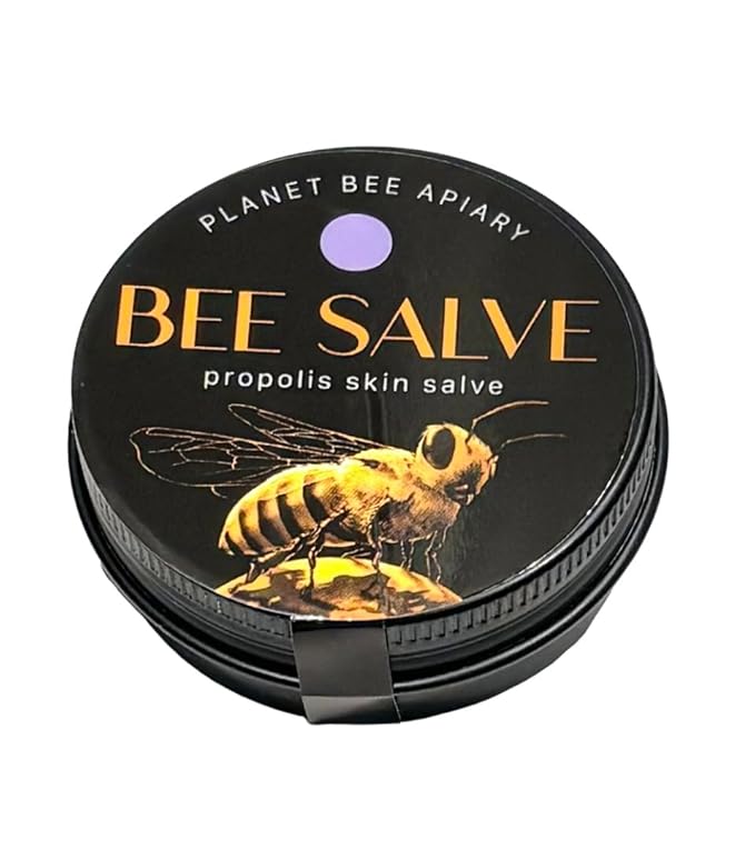 Salve, Hand Salve, Healing Balm, Dry Skin Salve with Beeswax and Propolis, Skin Repair, Moisturizer, All Natural, LAVENDER BEE SALVE 1oz