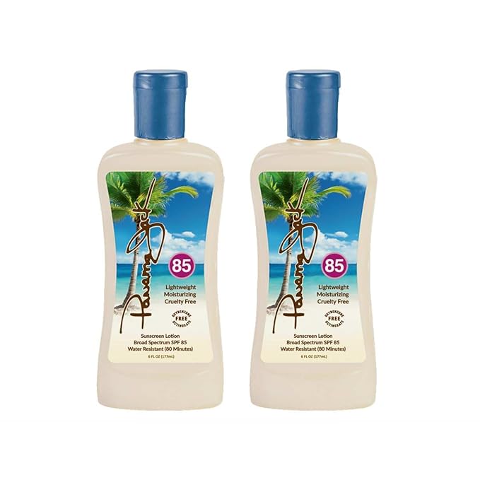 Panama Jack Sunscreen Suntan Lotion - SPF 85, Broad Spectrum UVA/UVB Protection, PABA, Paraben, Gluten & Cruelty Free, 6 FL OZ (Pack of 6)