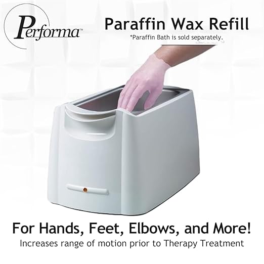 Performa Paraffin Wax Refill, 1 Pound Lavender Scented Blocks, Case of 36, Paraffin Bath Wax, Medical Grade Parraffin Wax for Paraffin Bath, Wax Refill for Wax Bath, Good for Hands & Feet