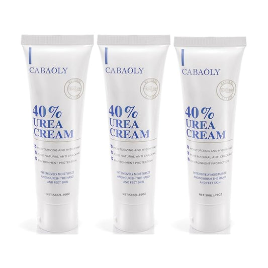 Urea Cream 40 Percent, Foot Hand Cream for Dry Cracked, 40 Per Urea Lotion for Feet Maximum (1.75 Ounce (Pack of 3))